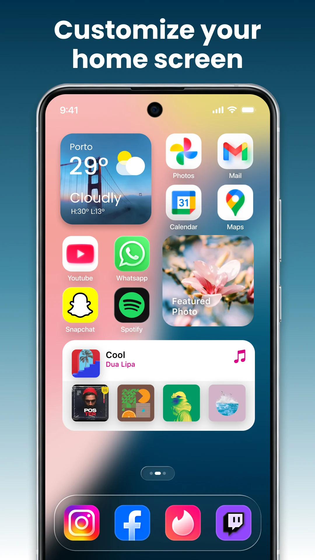 1 Launcher - Home Launcher screenshot